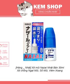 [Hàng _ Nhật]  Xịt mũi Nazal Nhật Bản 30ml - Xịt chống Ngạt Mũi