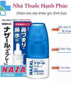 [Hàng Nội Địa] Xịt mũi Nazal Nhật Bản 30ml - Xịt Ngạt Mũi