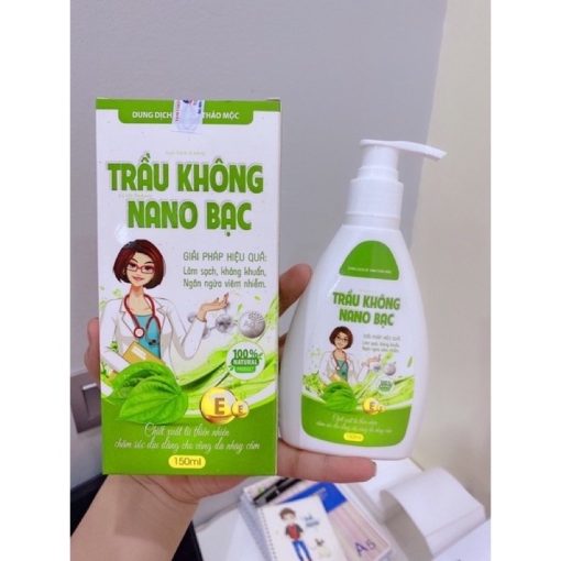 Dung dịch vệ sinh thảo mộc Trầu không Nano bạc làm sạch