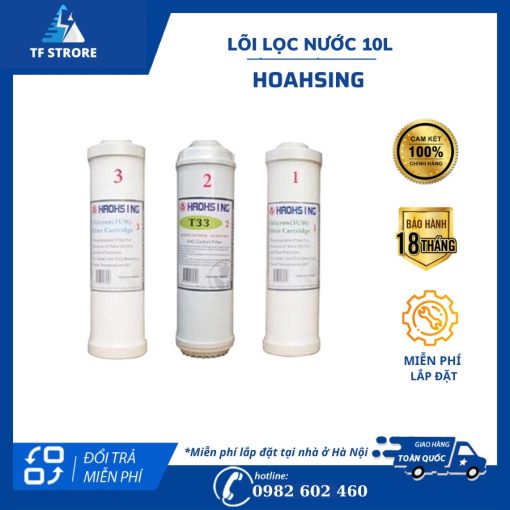 [HOT] Lõi Lọc Nước Haohsing Số 123 -  Lọc Nước Haohsing Loại Bỏ Tạp Chất - Hàng Chính Hãng Có Bảo Hành