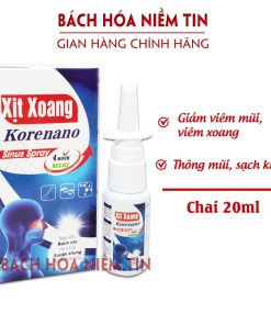 XỊT DETOX XOANG NANO -giúp giảm viêm mũi