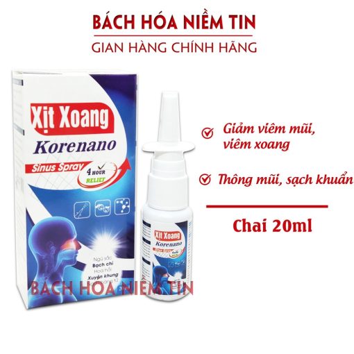 XỊT DETOX XOANG NANO -giúp giảm viêm mũi