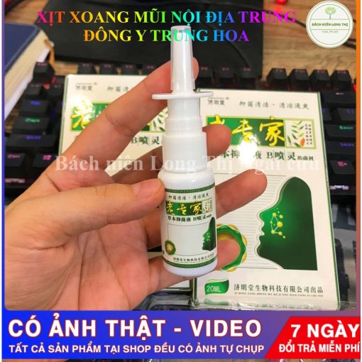 （LUÔN CÓ SẴN) XỊT VỆ SINH MŨI - XỊT XOANG MŨI JIMINGTANG 20ML NỘI ĐỊA TRUNG QUỐC