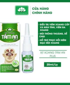 [SẢN PHẨM CHÍNH HÃNG] XỊT XOANG CAO CẤP TÂM AN VIÊM XOANG