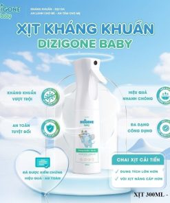 Xịt kháng khuẩn DIZIGONE spray cho bé  - Kháng khuẩn dịu nhẹ