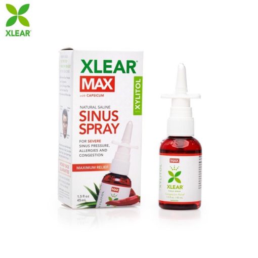 [Hàng Mỹ] Xịt mũi Xlear Max 45 ml hỗ trợ điều trị viêm xoang