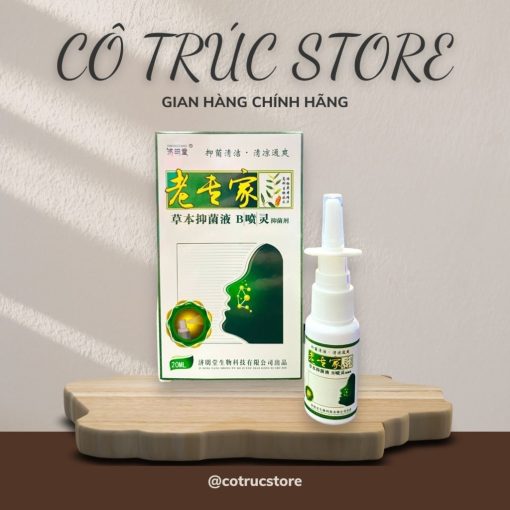 [NỘI ĐỊA TRUNG] Xịt xoang mũi JIMINGTANG 20ML - Hương bạc hà thông thoáng