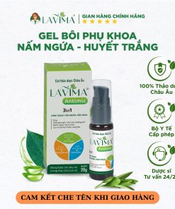 Gel Bôi Phụ khoa Thảo dược Châu Âu LAVIMA 20g - Ngăn ngừa Huyết trắng