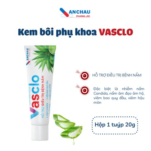 Gel bôi phụ khoa VASCLO giúp giảm nấm ngứa