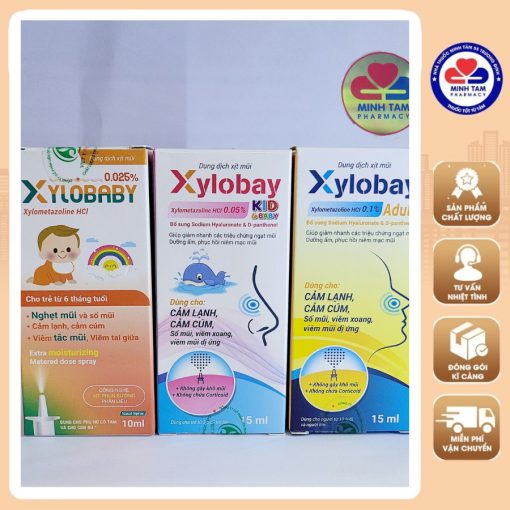 Dung Dịch Xịt Mũi Xylobay - Dùng Cho Cảm Lạnh