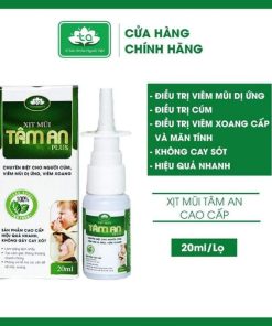 [chính hãng] Xịt Mũi cao cấp tâm an - viêm xoang mũi hắc hơi sổ mũi