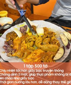 chảo gang chống dính 2 mặt