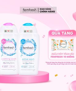 [COMBO DÀNH CHO NAM VÀ NỮ] Mua 2 Dung Dịch Vệ Sinh Chăm Sóc Vùng Kín Sạch Thơm Femfresh TẶNG Kèm Quà Tặng Siêu Xinh