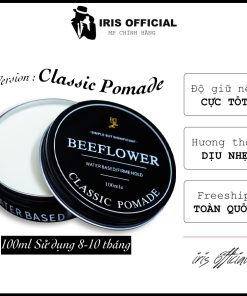 Sáp vuốt tóc nam BEEFLOWER CHÍNH HÃNG 100ml giữ nếp 14-16 tiếng | Combo keo wax vuốt tóc siêu giữ nếp NHP