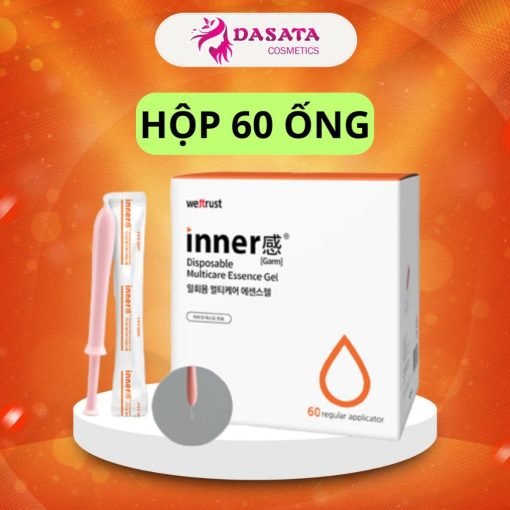 [HỘP 60 ỐNG] Inner Gel Đũa Thần Se Khít Vùng Kín Làm Hồng Cô Bé Gel Phụ Khoa Dung Dịch Vệ Sinh Phụ Nữ Số 1 Hàn Quốc