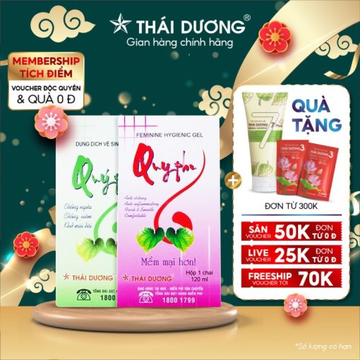 Dung Dịch Vệ Sinh Phụ Nữ Quý Phi Dung Tích 120ml Thảo Dược Lá Trầu Không