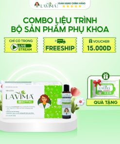 [TẶNG KÈM KHĂN ƯỚT] Combo 01 Hộp viên uống Lavima Biotic 20v và 01 Gel rửa Lavima 88g Tặng Khăn Ướt Lavima Protect 4.0