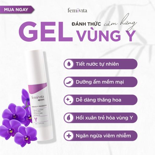 Gel Femivita Venus Y Passion- Hỗ trợ chăm sóc