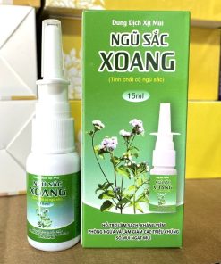 dung dịch xịt mũi ngũ sắc Xoang Thông xoang giảm đau đầu