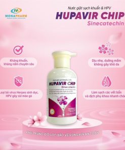 Nước Giặt Đồ Lót Và Quần Áo Hupavir Chip Sinecatechin - m