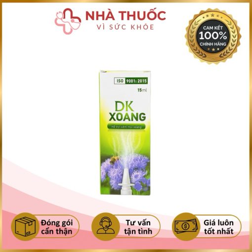 ✅ Xịt mũi thảo dược Dk Xoang 15ml