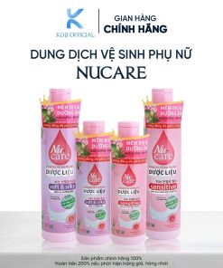 Dung dịch vệ sinh phụ nữ Nucare dược liệu thiên nhiên nuôi dưỡng vùng kín tươi trẻ 250ml