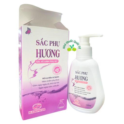 Dung dịch vệ sinh Sắc Phụ Hương 100ml - 200ml sử dụng vệ sinh hàng ngày được cho cả nam và nữ.