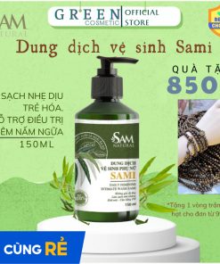 Dung Dịch Vệ Sinh Phụ Nữ Sami Chiết Xuất Lá Xoài Ấn Độ 150ML