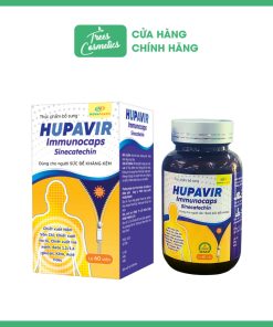 Viên uống Hupavir Immunocaps Sinecatechin tăng đề kháng hỗ trợ tăng đào thải hpv