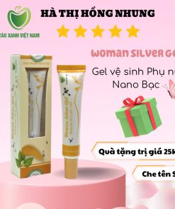 Gel phụ khoa nano bạc Woman Silver Gel 30g- TÁO XANH VIỆT NAM