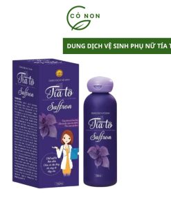 Dung Dịch Vệ Sinh Tía Tô Saffron Hết Khí Hư Nấm Ngứa Mùi Hôi Vùng Kín ddvs nước rửa phụ khoa