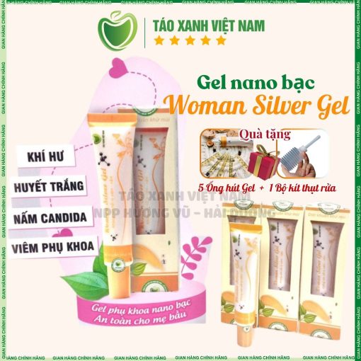 Woman Silver Gel - Gel nano bạc phụ khoa Táo Xanh Việt Nam