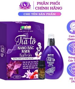 Dung Dịch Vệ Sinh Tía Tô Nano Bạc Saffron Chí Thiện 120ml Ddvs Phụ Nữ Bé Gái