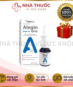 ✅[Mua 1 kèm Quà tặng ] Xịt Mũi Alegin Spray Giúp Giảm Viêm Mũi Dị Ứng