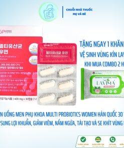 Viên uống Men phụ khoa Multi probiotics women Ngăn Ngừa V.i.ê.m Nhiễm