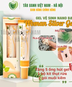 Gel Nano bạc Woman Silver Gel   Dung dịch vệ sinh phụ nữ   Táo Xanh Việt Nam