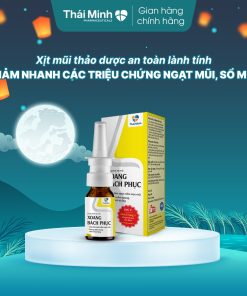 Xịt Xoang Bách Phục Thái Minh - Hỗ trợ giảm ngạt mũi