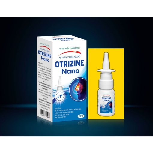 Xịt  Xoang Otrizine Nano -  giúp hỗ trợ điều trị viêm xoang