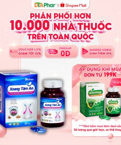 Viên uống Xoang Tâm An hỗ trợ giảm nghẹt mũi