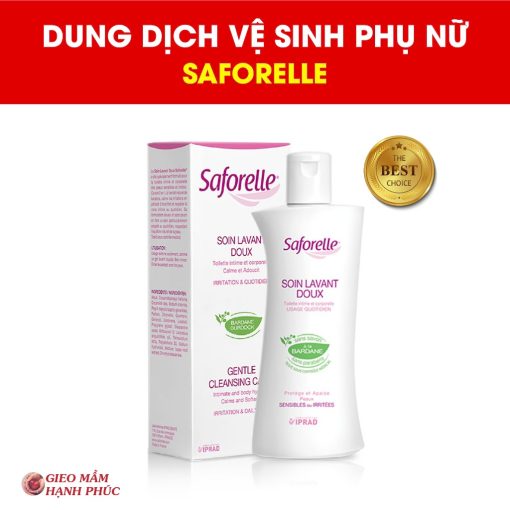 Dung dịch vệ sinh phụ nữ Saforelle cao cấp từ Pháp 100ml