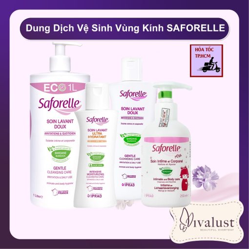 Dung Dịch Vệ Sinh SAFORELLE Gentle Cleansing Care 100ml/250ml - HÀNG CHÍNH HÃNG