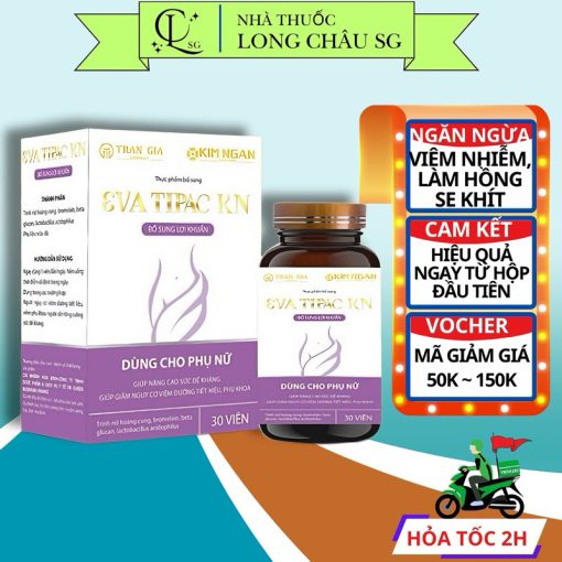 Viên Uống Phụ Khoa EVA TIPAC KN - Làm Sạch