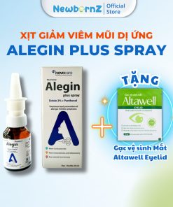 Xịt mũi Alegin Plus Spray - Xịt mũi hỗ trợ giảm viêm xoang mũi