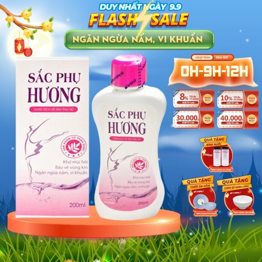 Dung dịch vệ sinh phụ nữ Sắc Phụ Hương vệ sinh vùng kín