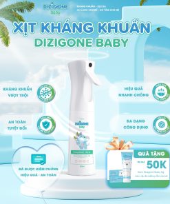 Xịt kháng khuẩn DIZIGONE Baby 300ml - Kháng khuẩn