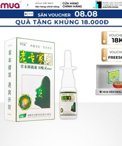 Dung Dịch Thảo Mộc Xịt Xoang Viêm Mũi Dị Ứng Jimingtang Nội Địa Trung Quốc Chai 20m