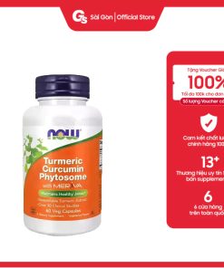 Viên uống NOW Turmeric Curcumin Phytosome With Meriva 500mg