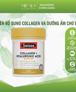 Viên Uống Bổ Sung Collagen Cấp Nước Và Cấp Ẩm - Swisse Beauty Collagen + Hyaluronic Acid Booster (80 viên)